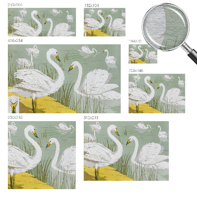 Dekorativní fototapeta na zeď Labutí jezero