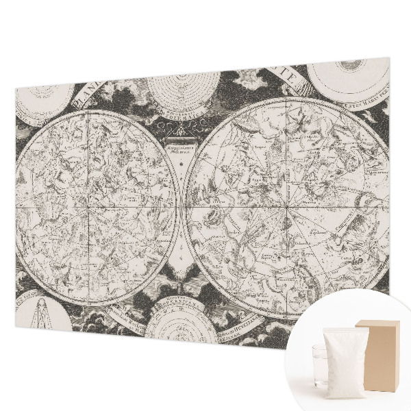 Moderní fototapeta na míru Hvězdná mapa