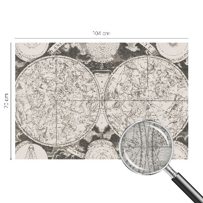 Moderní fototapeta na míru Hvězdná mapa