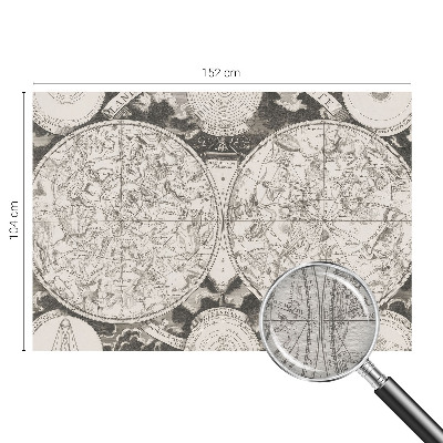 Moderní fototapeta na míru Hvězdná mapa