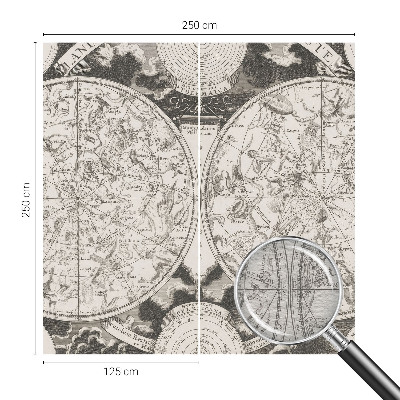 Moderní fototapeta na míru Hvězdná mapa
