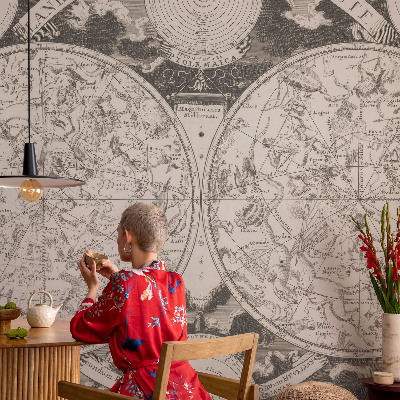 Moderní fototapeta na míru Hvězdná mapa