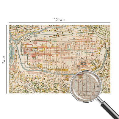 Fotografická tapeta na vliesu Starožitná mapa