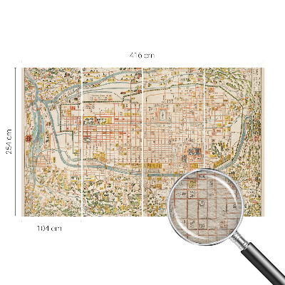 Fotografická tapeta na vliesu Starožitná mapa