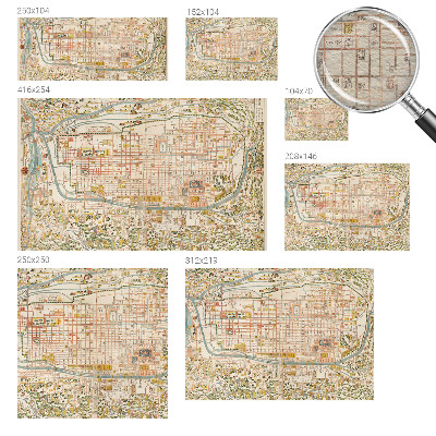 Fotografická tapeta na vliesu Starožitná mapa