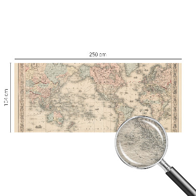 Fototapeta na míru do ložnice Historická mapa