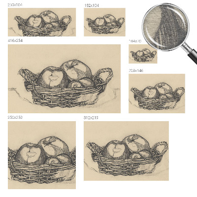 3D fototapeta Ovocný košík