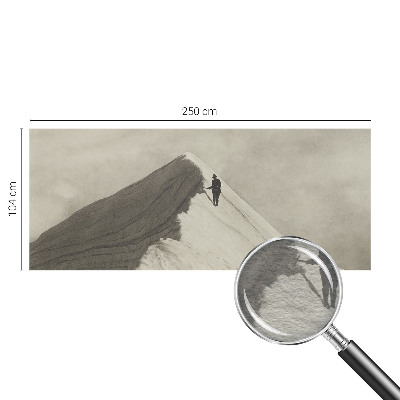 Vliesová fototapeta na zeď Osamělý horolezec