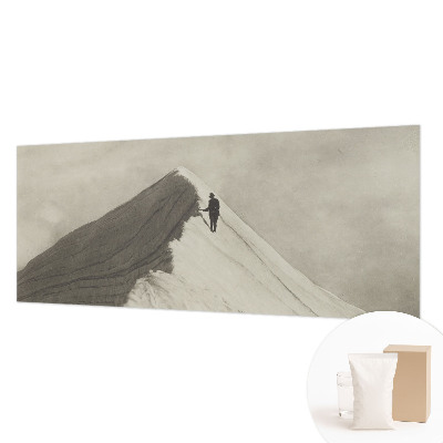 Vliesová fototapeta na zeď Osamělý horolezec