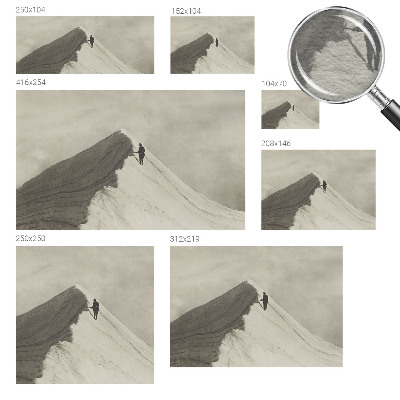 Vliesová fototapeta na zeď Osamělý horolezec