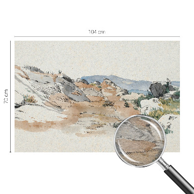 Fotografická tapeta vliesová Skalní krajina