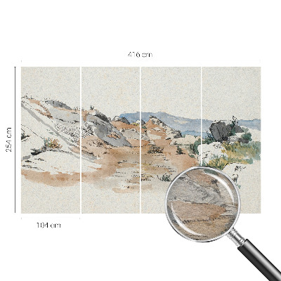 Fotografická tapeta vliesová Skalní krajina