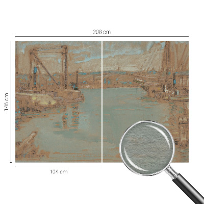 Dekorativní fototapeta na zeď Výhledy na přístav