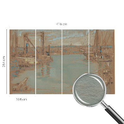 Dekorativní fototapeta na zeď Výhledy na přístav