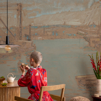 Dekorativní fototapeta na zeď Výhledy na přístav