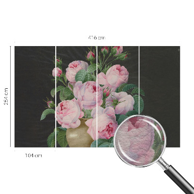 Fototapeta na míru do obýváku Květinová elegance