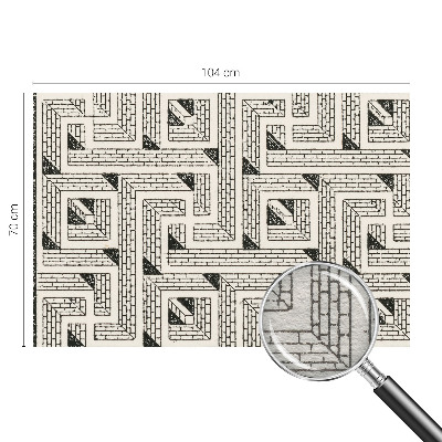 Fotografická tapeta na vliesu Cihelné bludiště