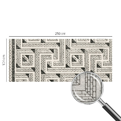 Fotografická tapeta na vliesu Cihelné bludiště