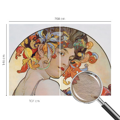 Fototapeta na stěnu Barevné secese