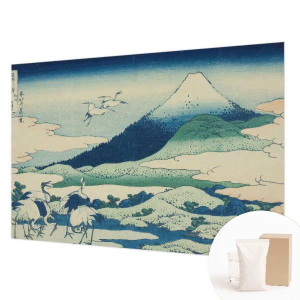 Dekorativní fototapeta na zeď Jeřáby a hory