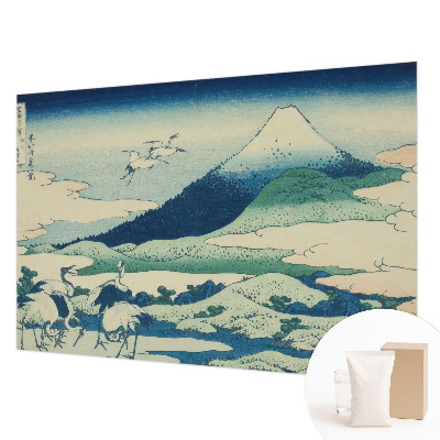 Dekorativní fototapeta na zeď Jeřáby a hory