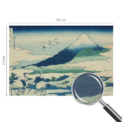 Dekorativní fototapeta na zeď Jeřáby a hory