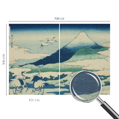 Dekorativní fototapeta na zeď Jeřáby a hory