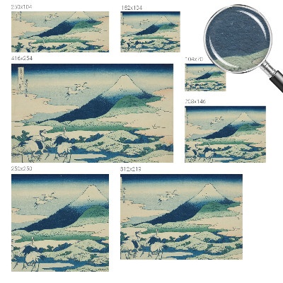 Dekorativní fototapeta na zeď Jeřáby a hory