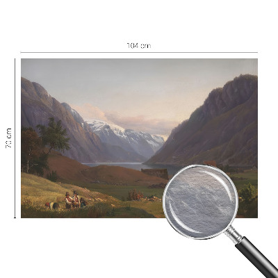 Fotografická tapeta vliesová Horské panorama