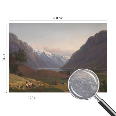 Fotografická tapeta vliesová Horské panorama