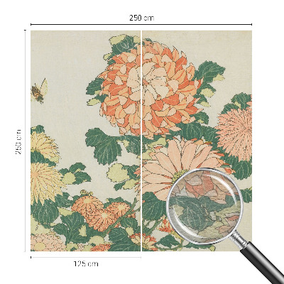 Vliesová fototapeta do ložnice Květy chryzantém