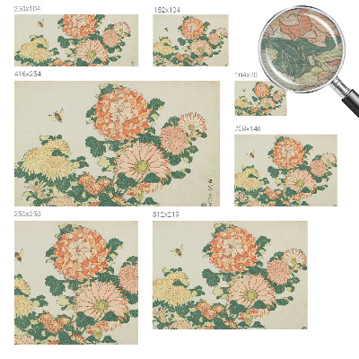 Vliesová fototapeta do ložnice Květy chryzantém