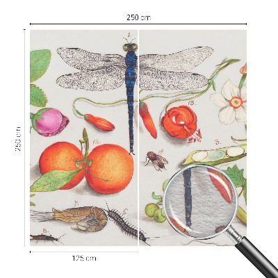 Fototapeta s potiskem na vliesu Ilustrace přírody