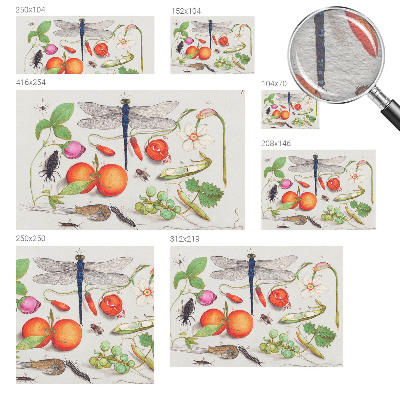 Fototapeta s potiskem na vliesu Ilustrace přírody