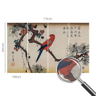 Fototapeta na zeď Pták na větvi