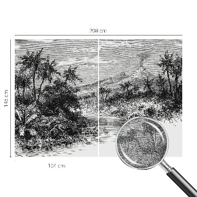 Vliesová fototapeta na zeď Exotické panorama