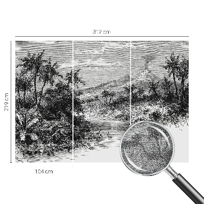 Vliesová fototapeta na zeď Exotické panorama