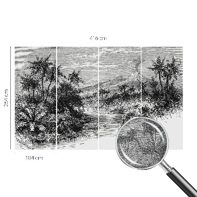 Vliesová fototapeta na zeď Exotické panorama