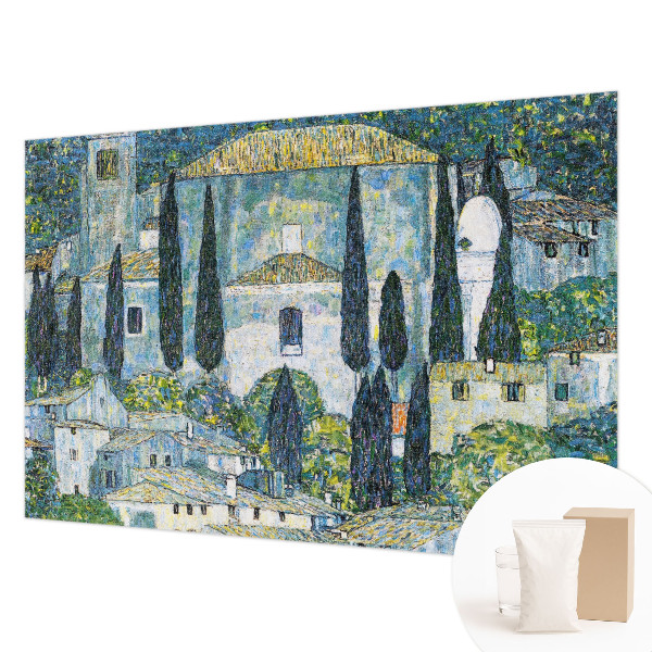 Vliesová fototapeta do ložnice Cypřišové domy