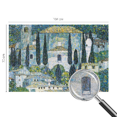 Vliesová fototapeta do ložnice Cypřišové domy