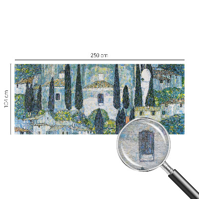 Vliesová fototapeta do ložnice Cypřišové domy