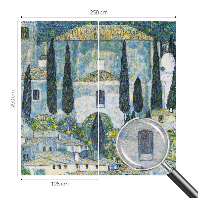 Vliesová fototapeta do ložnice Cypřišové domy