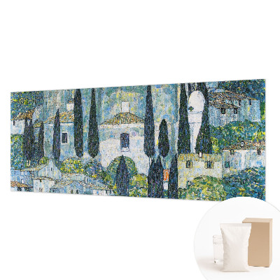 Vliesová fototapeta do ložnice Cypřišové domy