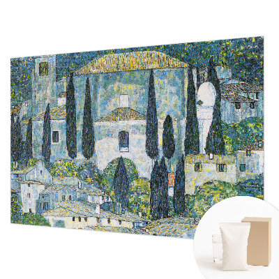 Vliesová fototapeta do ložnice Cypřišové domy