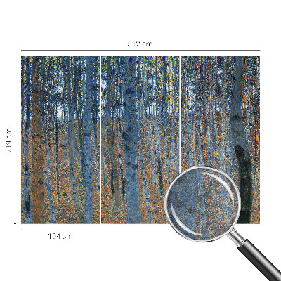 Vliesová fototapeta pro děti Březový les