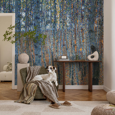 Vliesová fototapeta pro děti Březový les