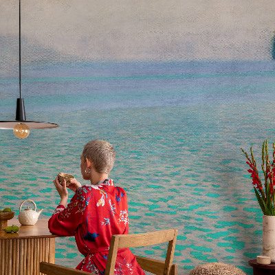 Dekorativní fototapeta na zeď Tyrkysová voda