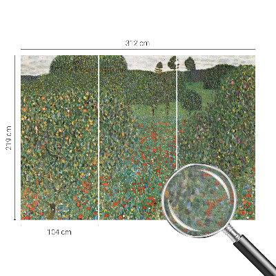 Moderní fototapeta na míru Květinová louka