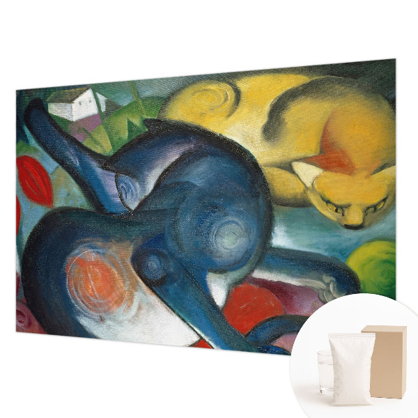 Fototapeta na míru do obýváku Kočičí umění