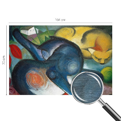 Fototapeta na míru do obýváku Kočičí umění